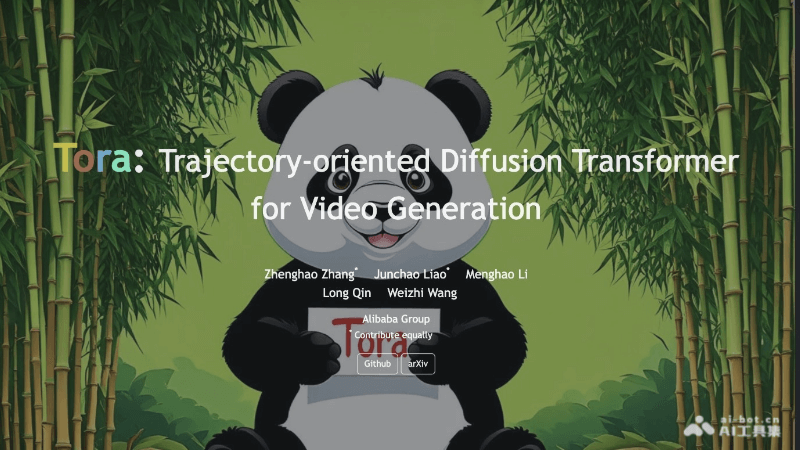 Tora – 阿里推出的AI視頻生成框架 | 最好用的AI工具